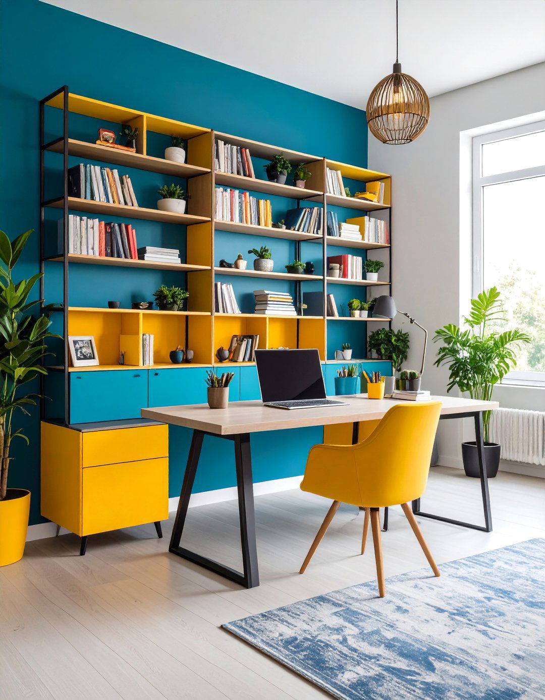 Multi Functional Office Reading Spaces - 20 Bookshelf Decor Ideas
