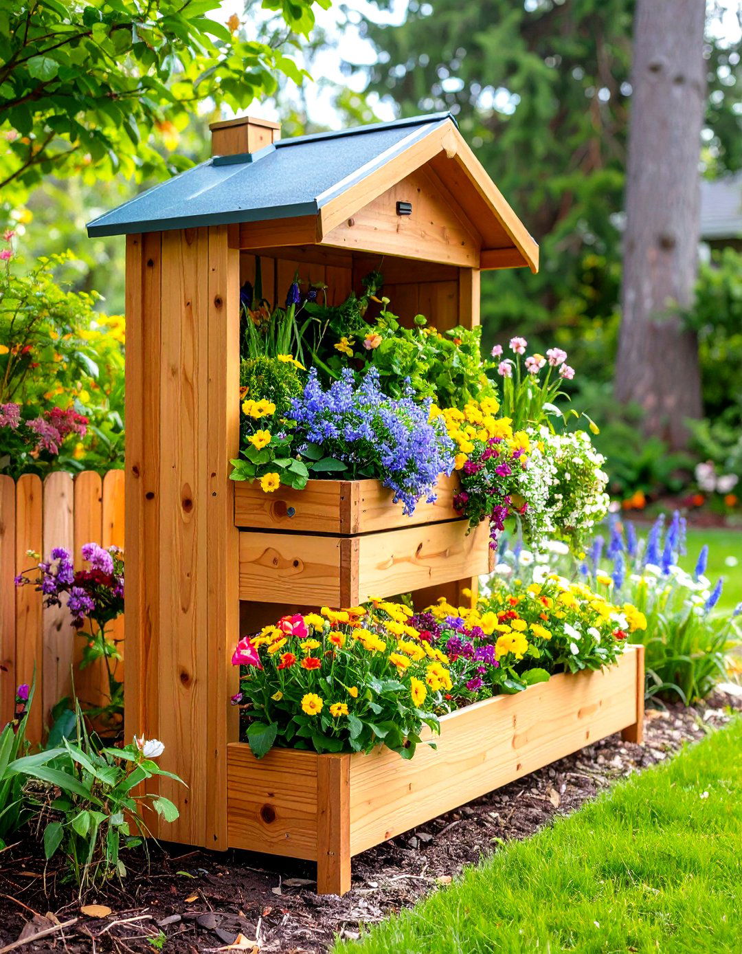 Multi Functional Planter Mailbox Decor - 20 Mailbox Decor Ideas