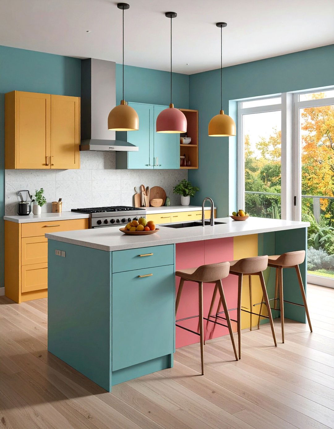 Multi Functional Townhouse Kitchen Islands - 20 Townhouse Kitchen Ideas