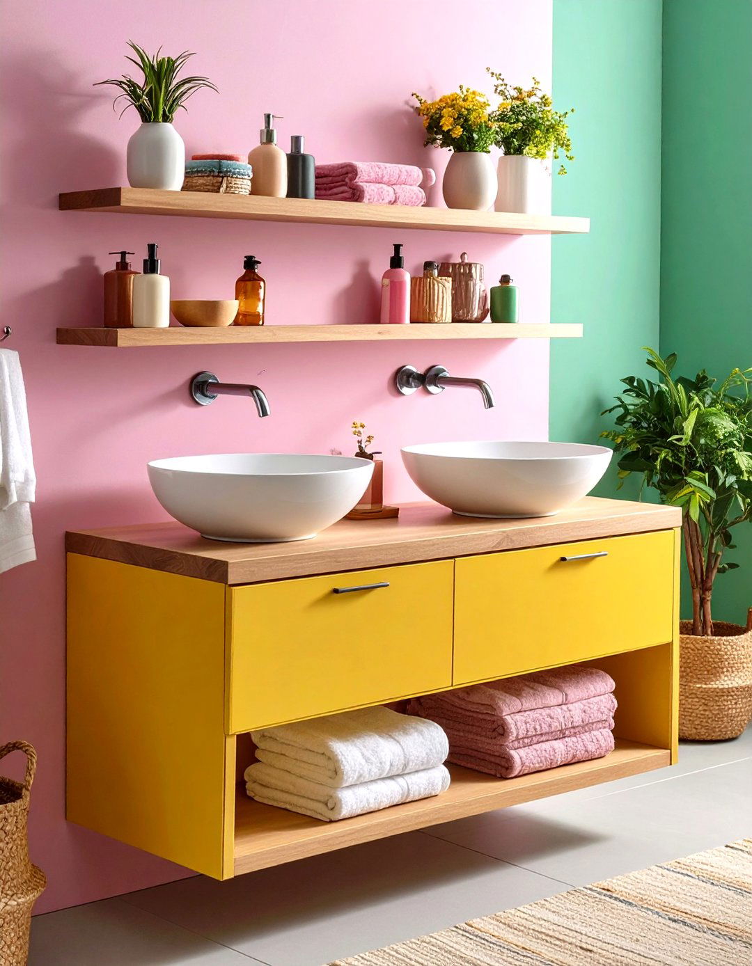 Multi Functional Vanity Units - 20 Small Bathroom Sink Ideas