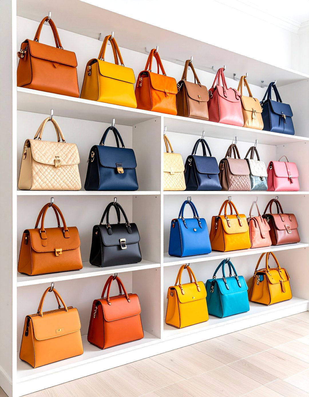 Multi Hook Purse Storage Station - 20 Purse Storage Ideas