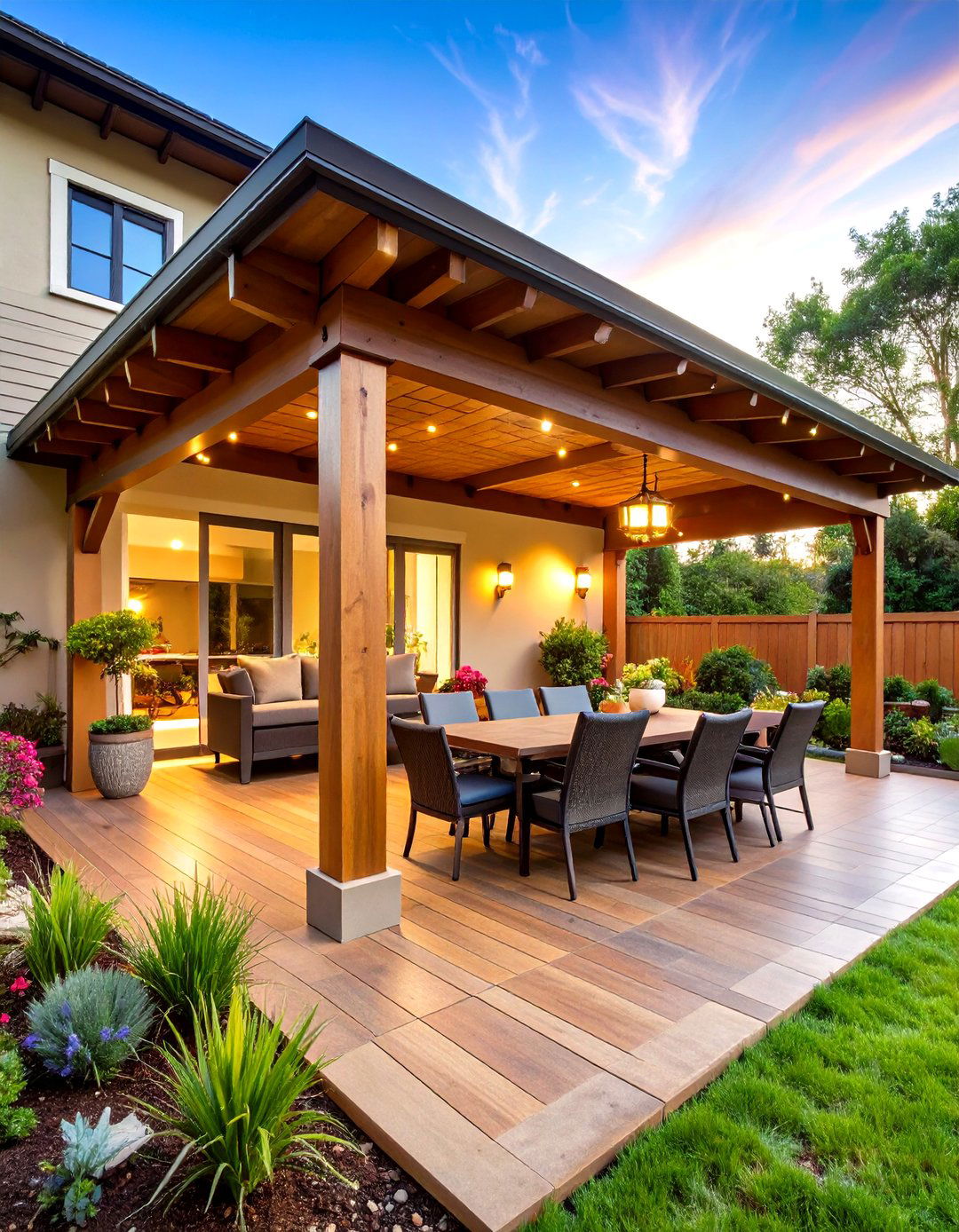 Multi Level Covered Patio for Dynamic Outdoor Living - 20 Covered Patio Ideas