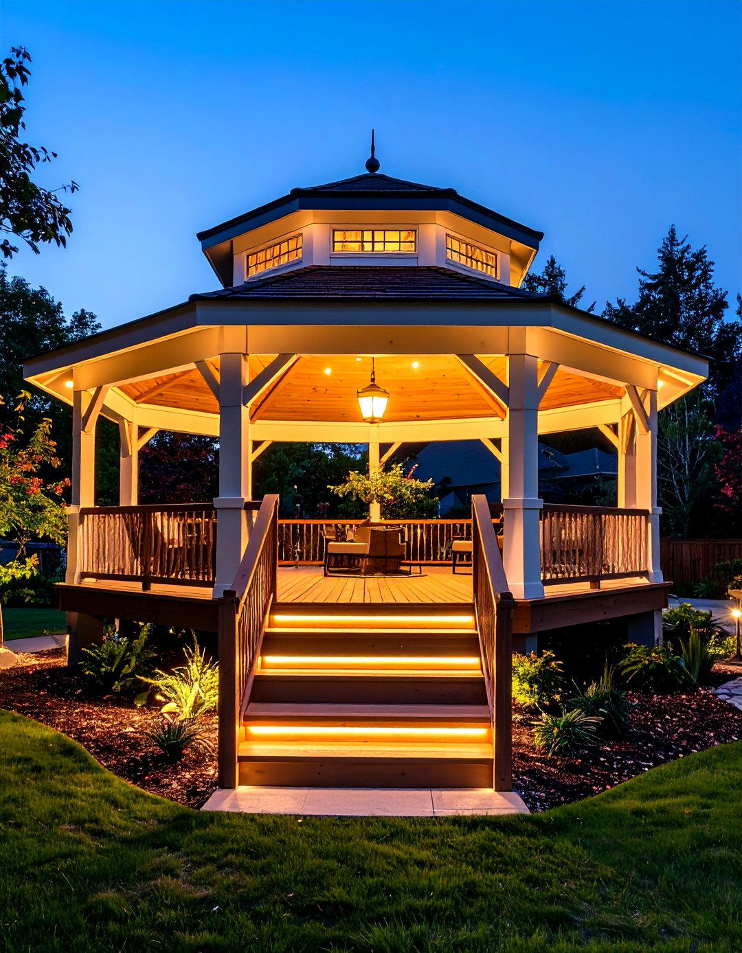 Multi Level Deck Gazebo Retreat - 20 Gazebo on Deck Ideas