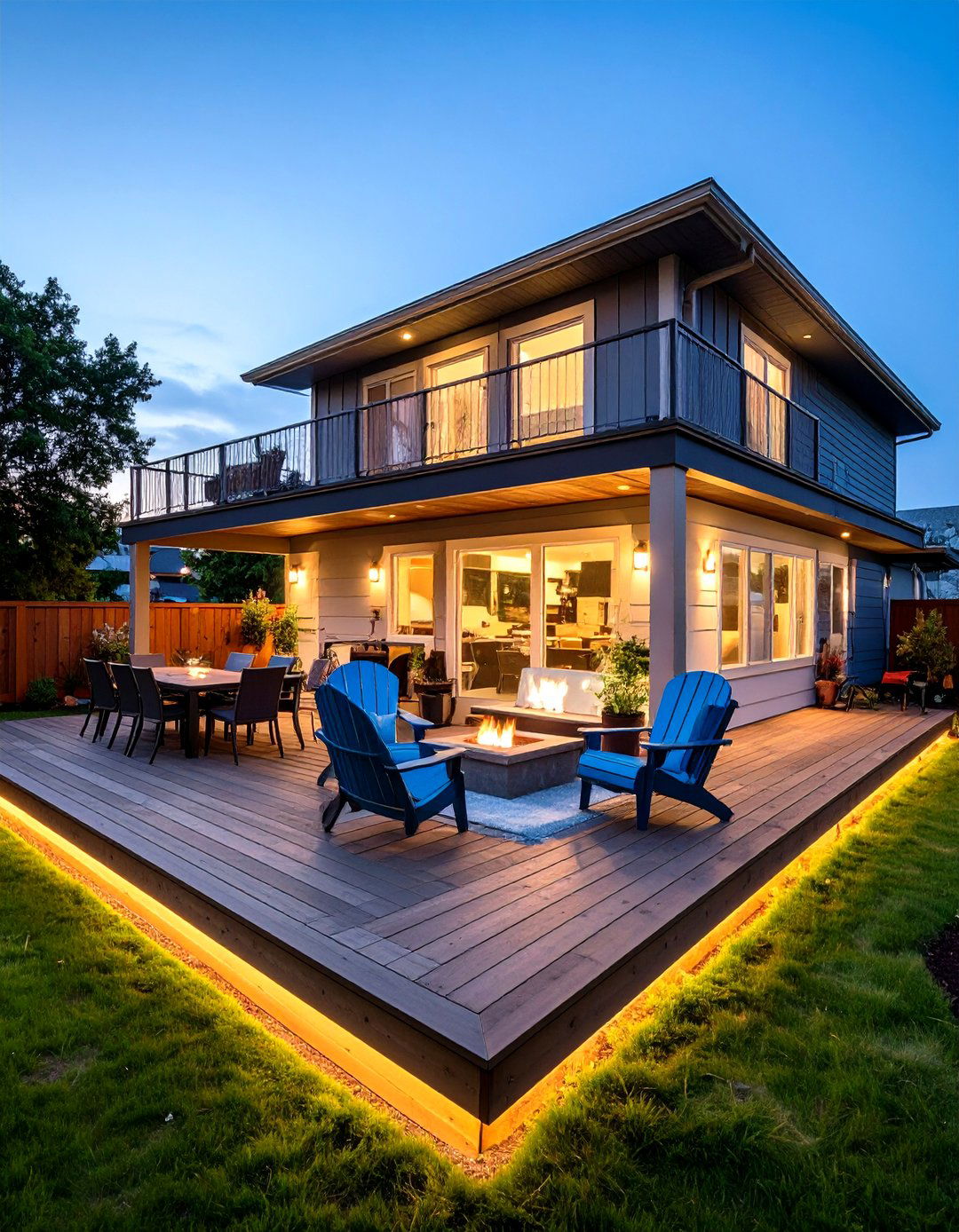 Multi Level Decking - 20 Small Backyard Patio Ideas