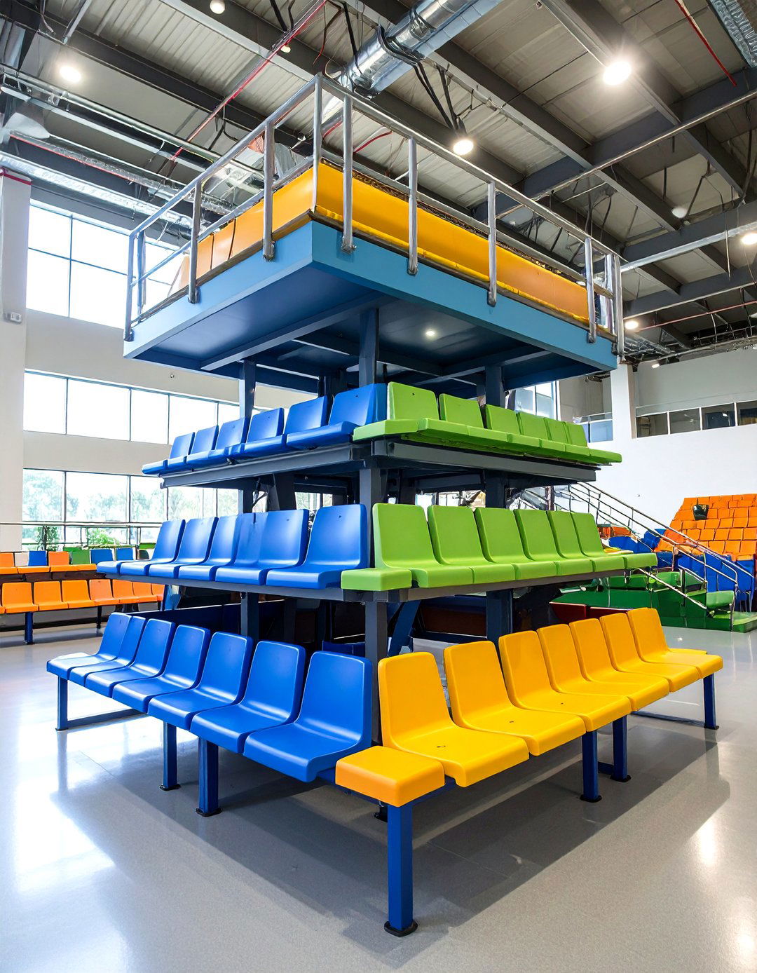 Multi Level Man Cave Seating Design - 20 Man Cave Seating Ideas