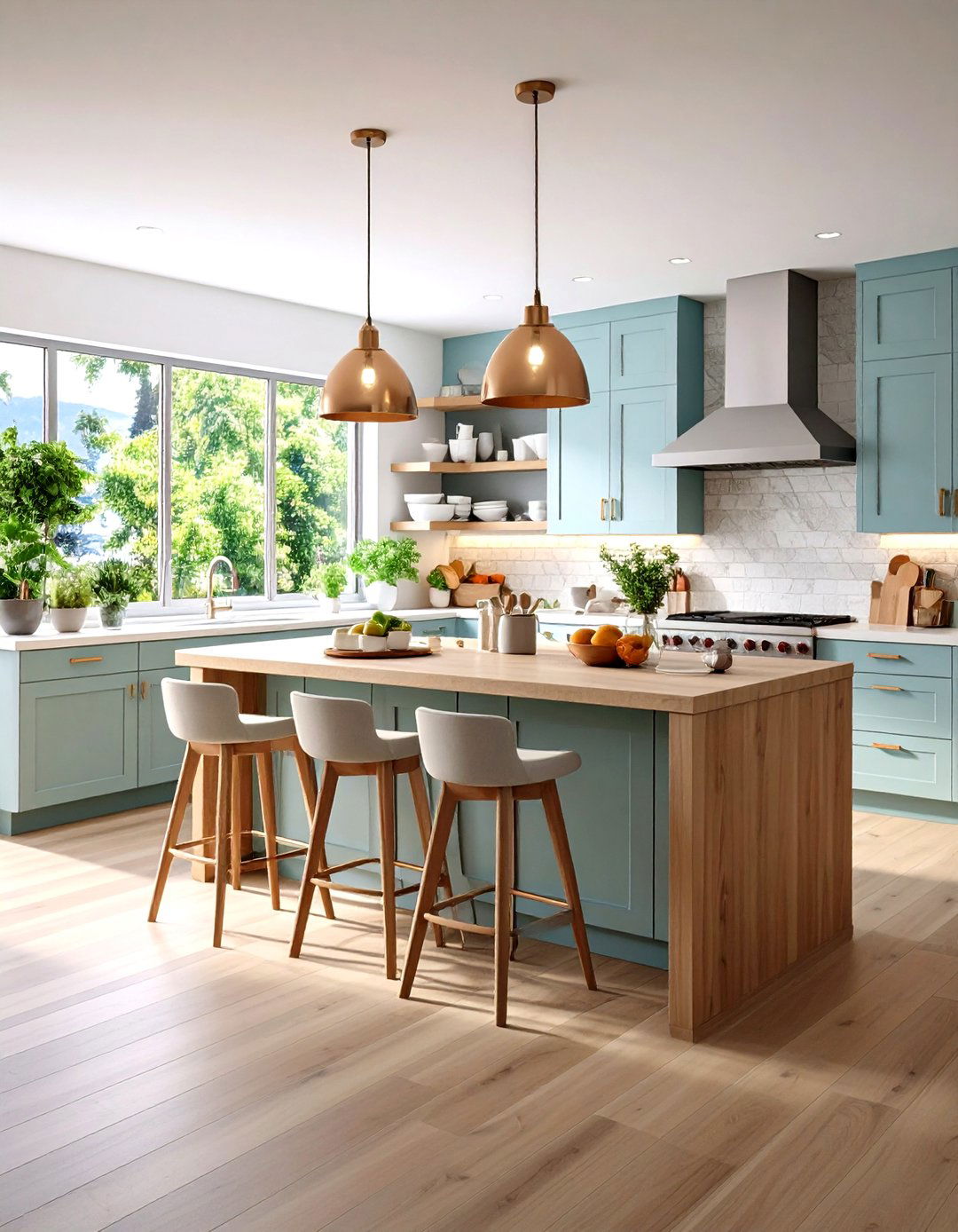 Multi Level Marvel for Kids and Serious Chefs - 20 Double Island Kitchen Ideas