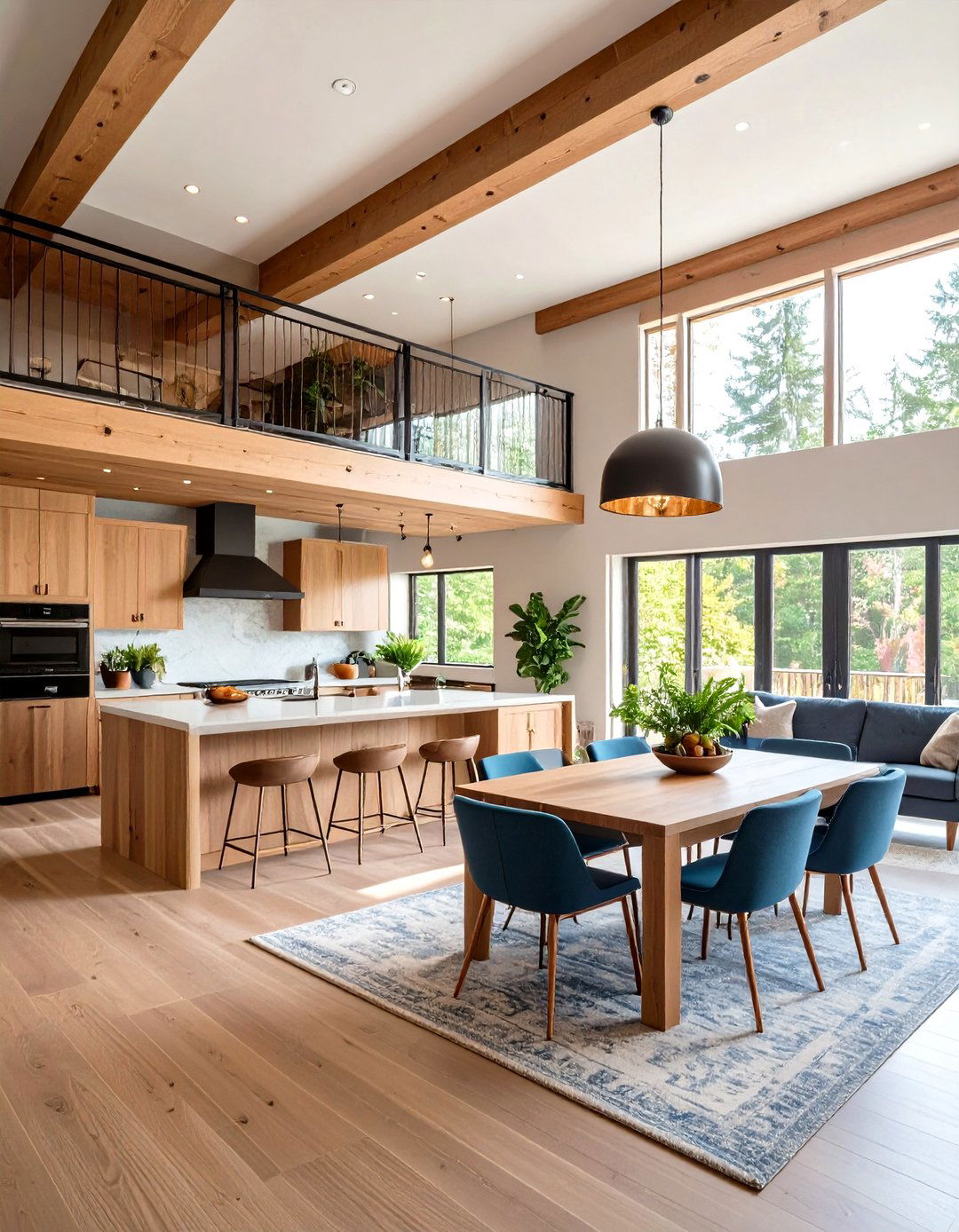 Multi Level Open Kitchen Living Room - 20 Open Kitchen Living Room Ideas