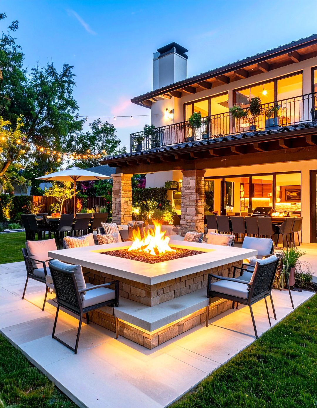 Multi Level Tiered Metal Fire Pit - 20 Metal Fire Pit Ideas