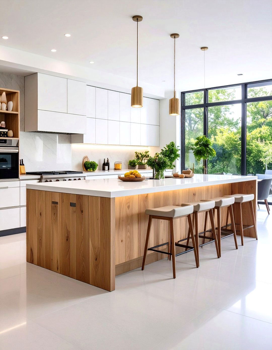 Multi Material Kitchen Island Decor with Functional Zones - 20 kitchen island decor ideas