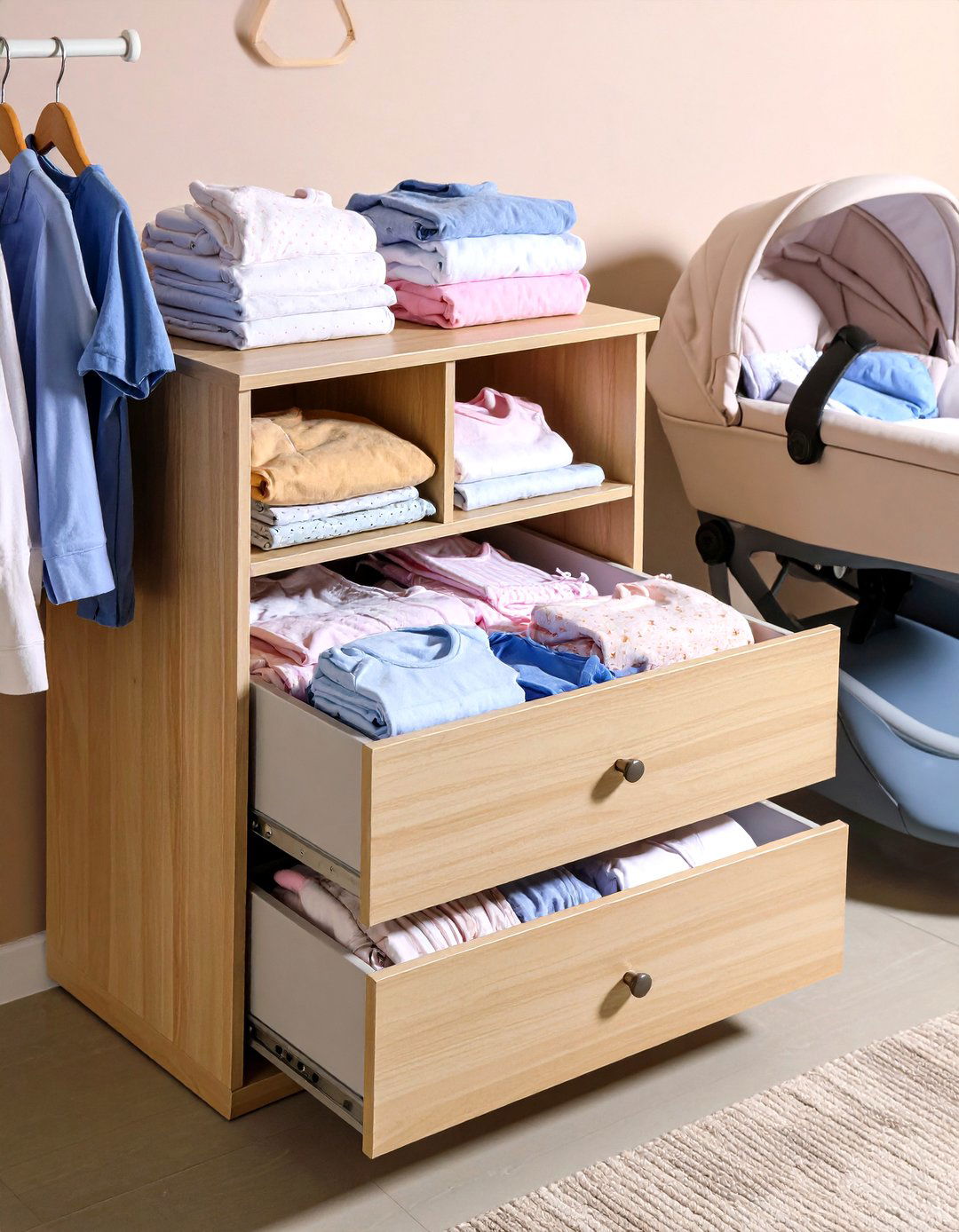 Multi Purpose Furniture - 20 Small Nursery Ideas