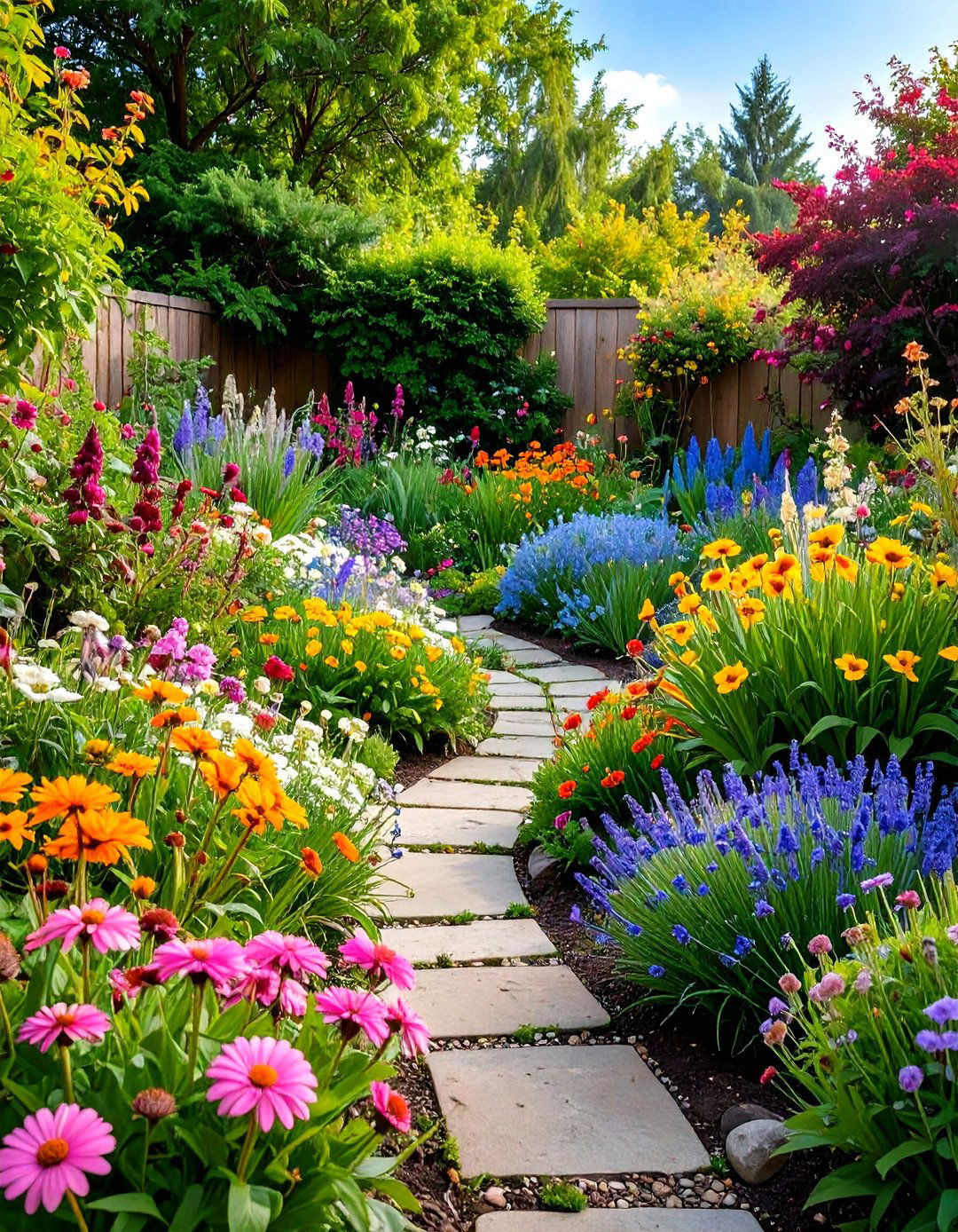 Multi Season Interest Wildflower Garden - 20 Wildflower Garden Ideas