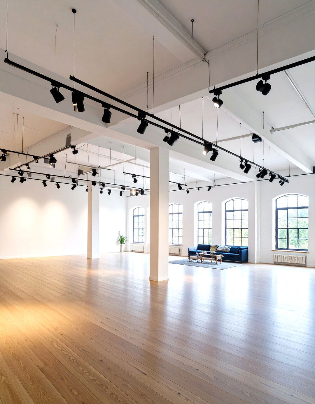 Multi directional Spotlights - 20 Vaulted Ceiling Lighting Ideas