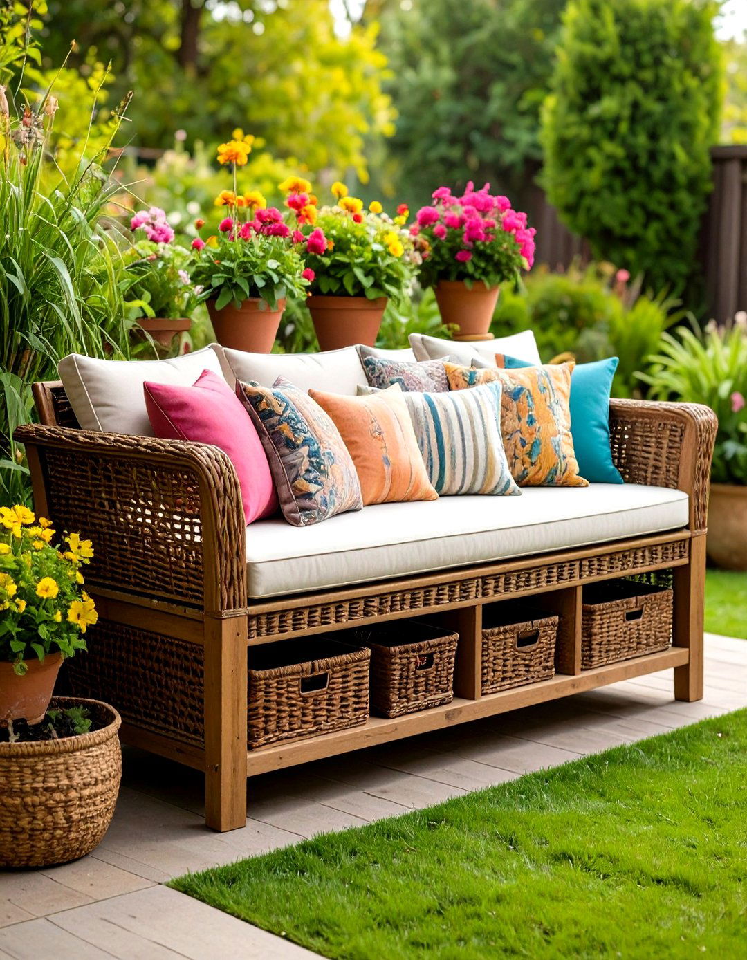 Multi functional Furniture - 20 Small Patio Ideas