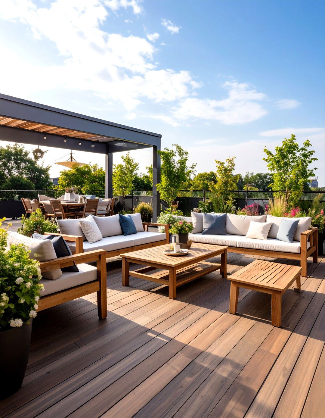 Multifunctional Deck Furniture for Compact Spaces - 20 Deck Decorating Ideas