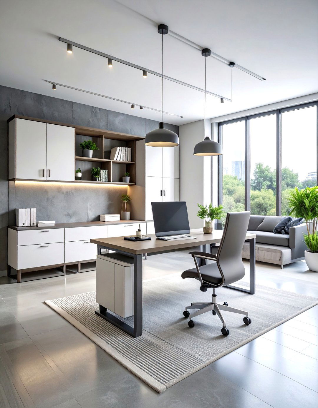 Multifunctional Flexible Modern Home Office - 20 Modern Home Office Ideas