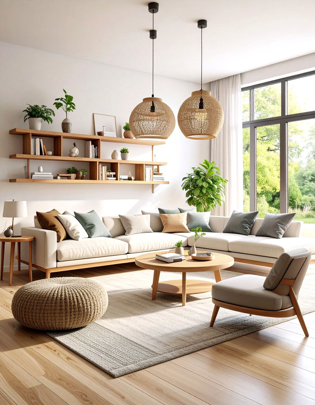 Multifunctional Furniture Frees Living Room Space - 20 Cozy Living Room Ideas