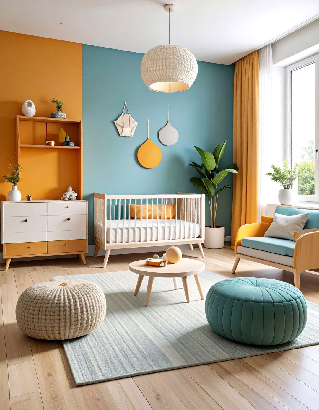 Multifunctional Minimalist Nursery Layout - 20 Minimalist Nursery Ideas
