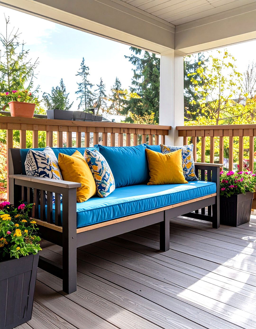 Multifunctional Storage Benches - 20 Small Porch Ideas
