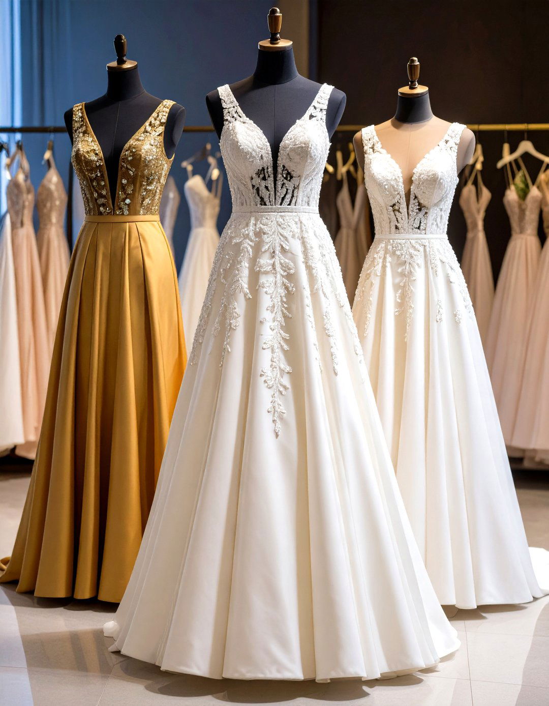 Multiple Designer Bridal Looks Throughout the Day - 20 Glamorous Wedding Ideas