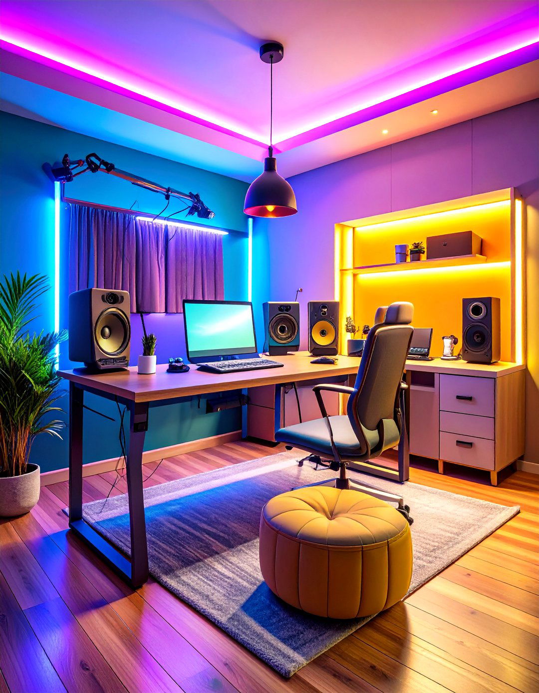 Multipurpose Furniture for Small Podcast Studios - 20 Podcast Room Ideas