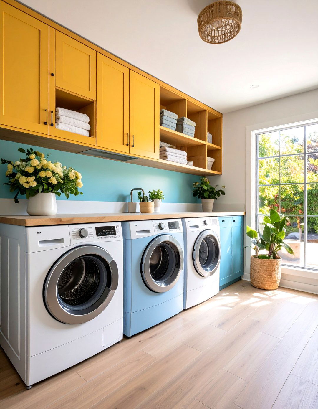 Multipurpose Laundry Mudroom Combo - 20 Small Mudroom Ideas