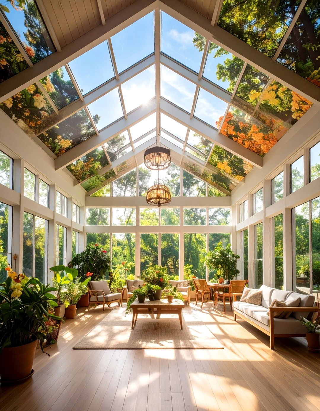 Mural Landscape Ceiling Wallpaper - 20 Ceiling Wallpaper Ideas
