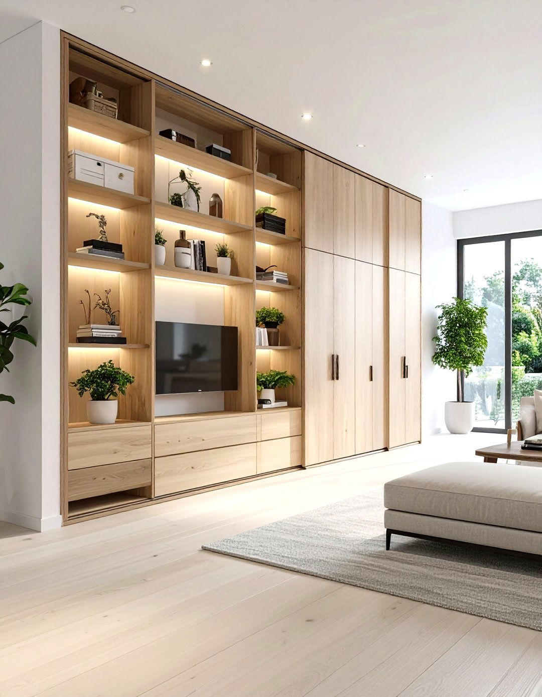 Murphy Door for Extra Storage - 20 Hidden Door Ideas