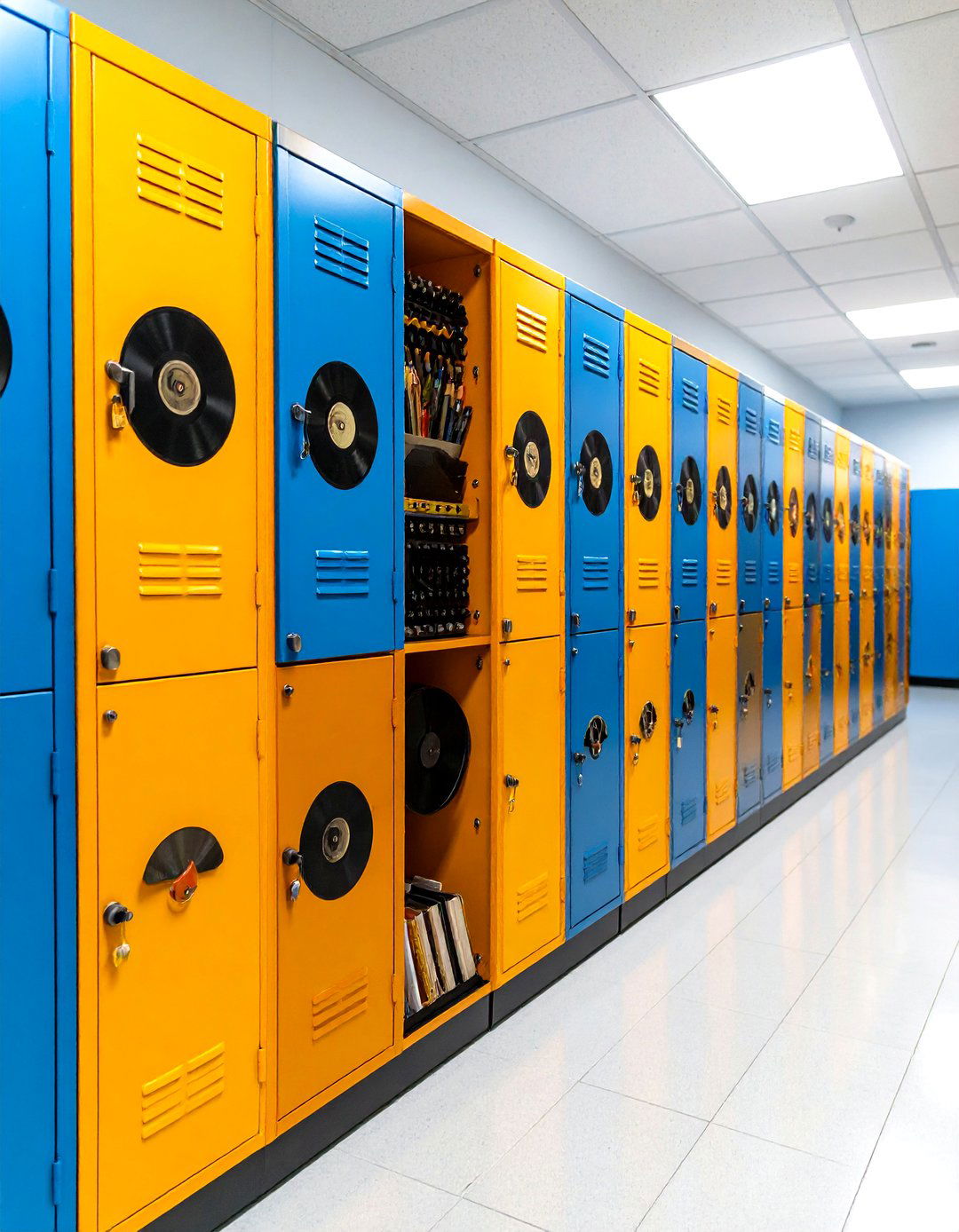 Music Locker Recording Studio - 20 Locker Decor Ideas