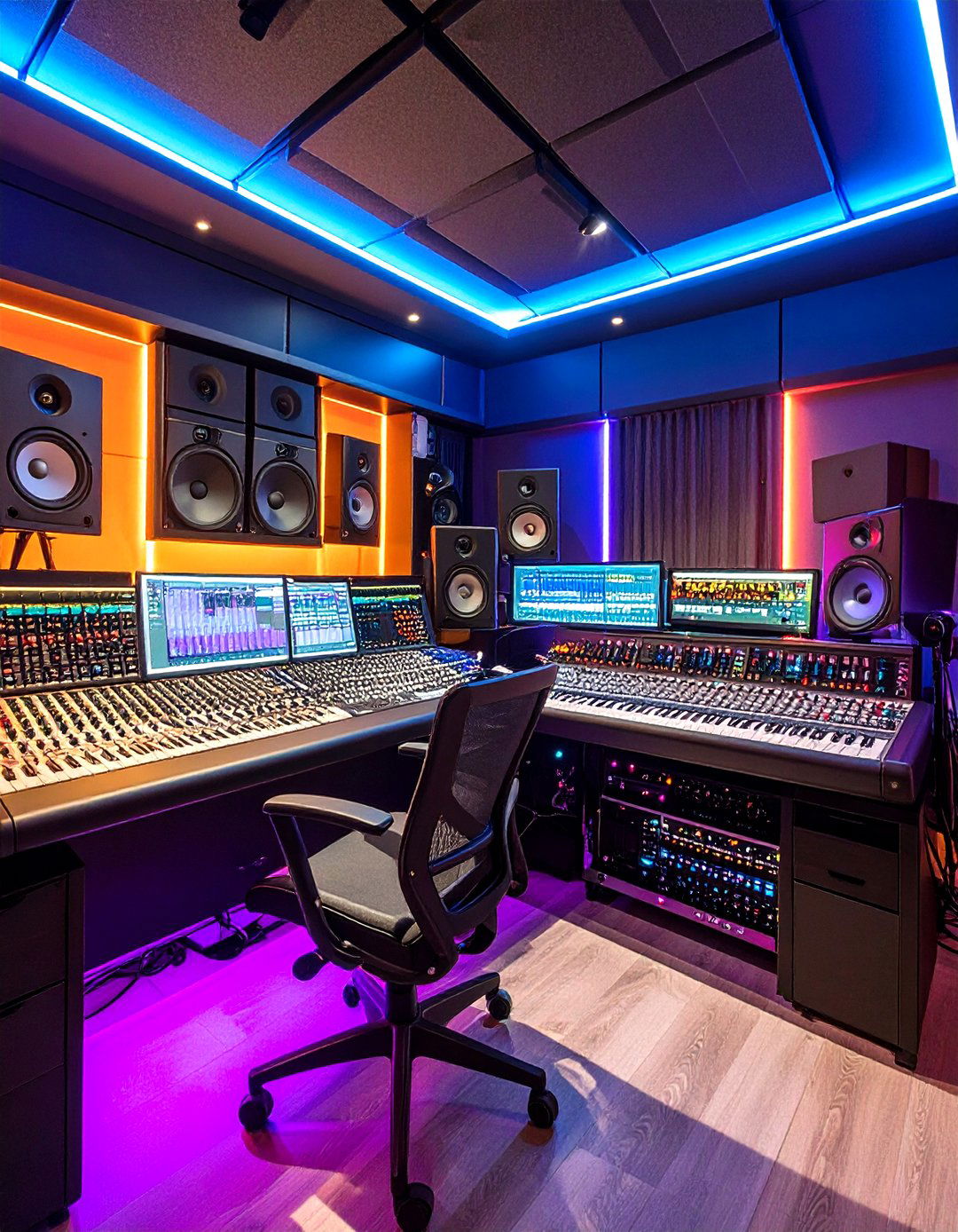 Music Recording Garage Conversion with Studio Grade Acoustics - 20 Garage Conversion Ideas