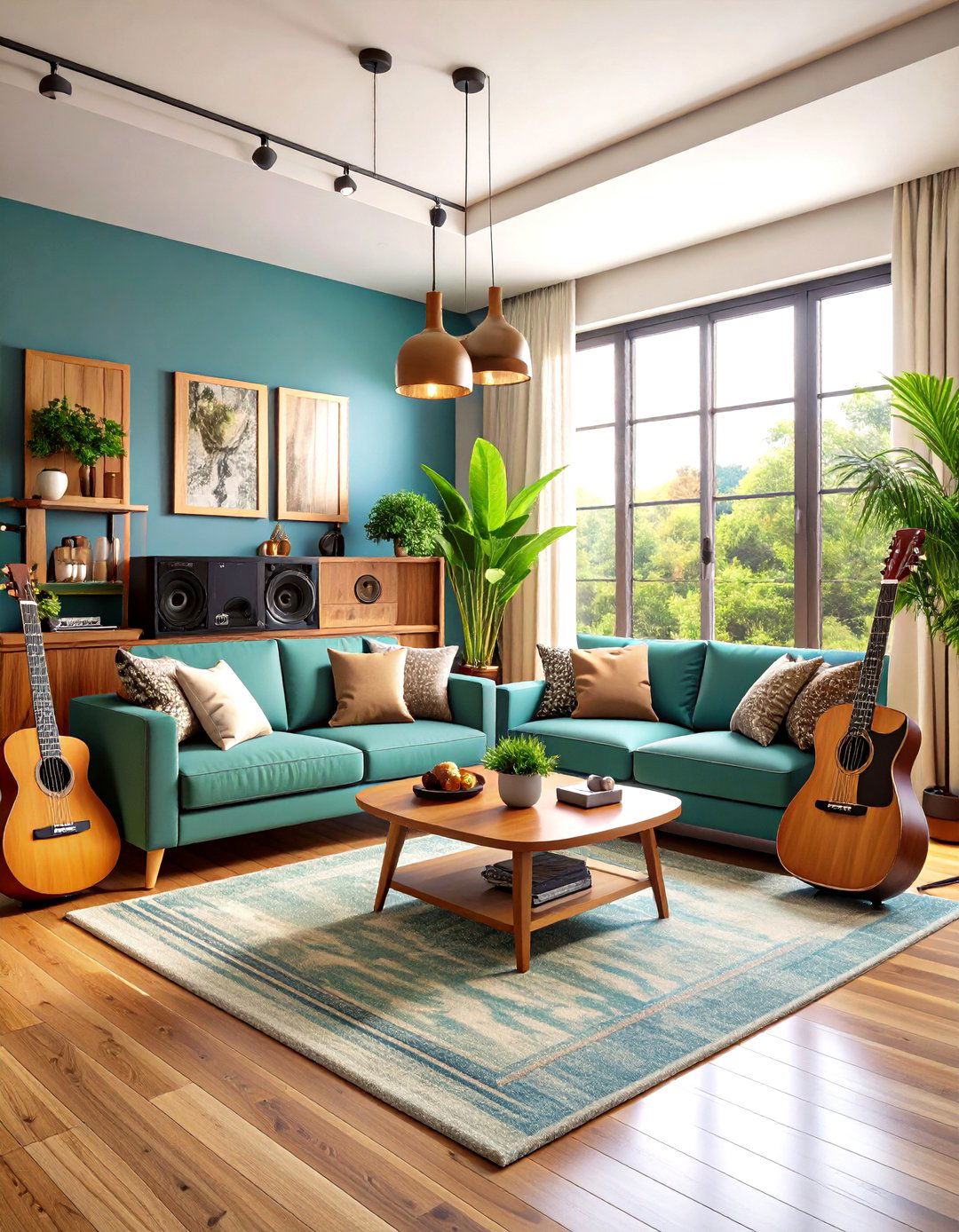 Music Studio Man Cave Living Room - 20 Man Cave Living Room Ideas