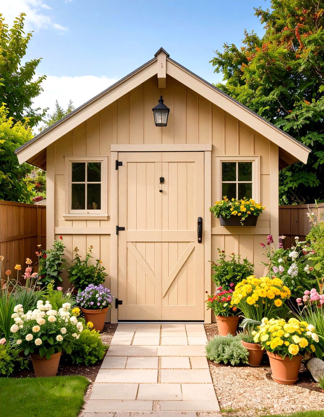 Muted Taupe - 20 Shed Color Ideas