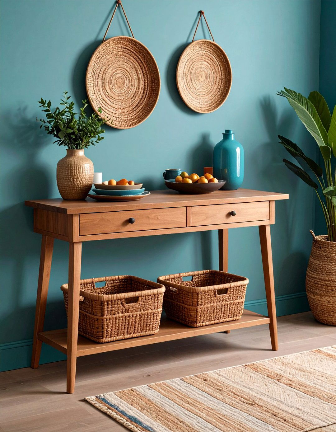 Narrow Console Table Conversion - 20 Small Kitchen Table Ideas