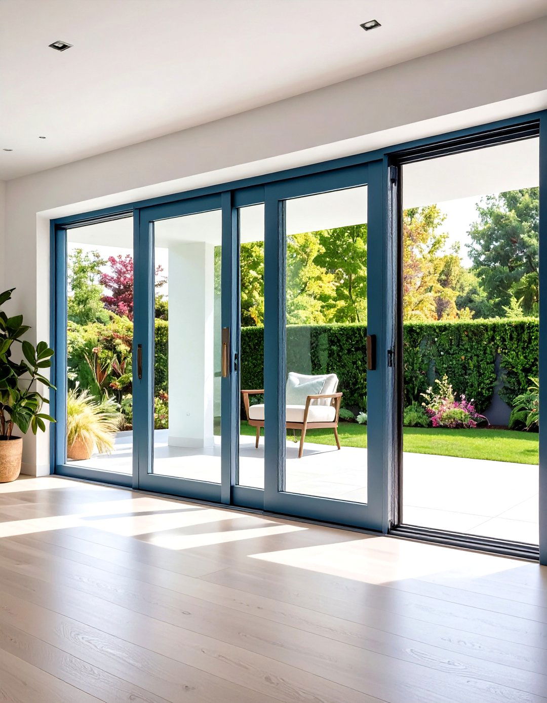 Narrow Frame Modern Sliding Patio Door - 20 Patio Door Ideas