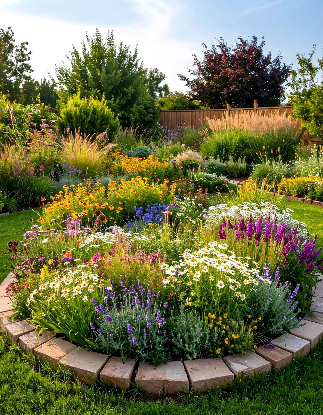 Native Ecosystem Round Garden Bed - 20 Round Garden Bed Ideas