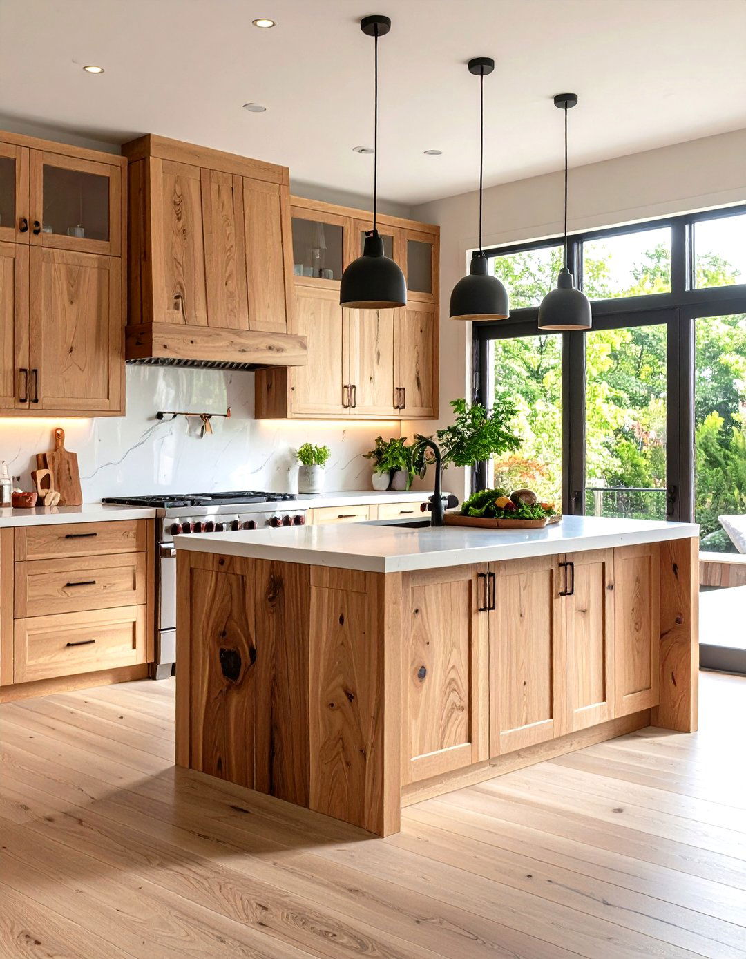 Natural Edge Kitchen Door Artistry - 20 Kitchen Door Design Ideas