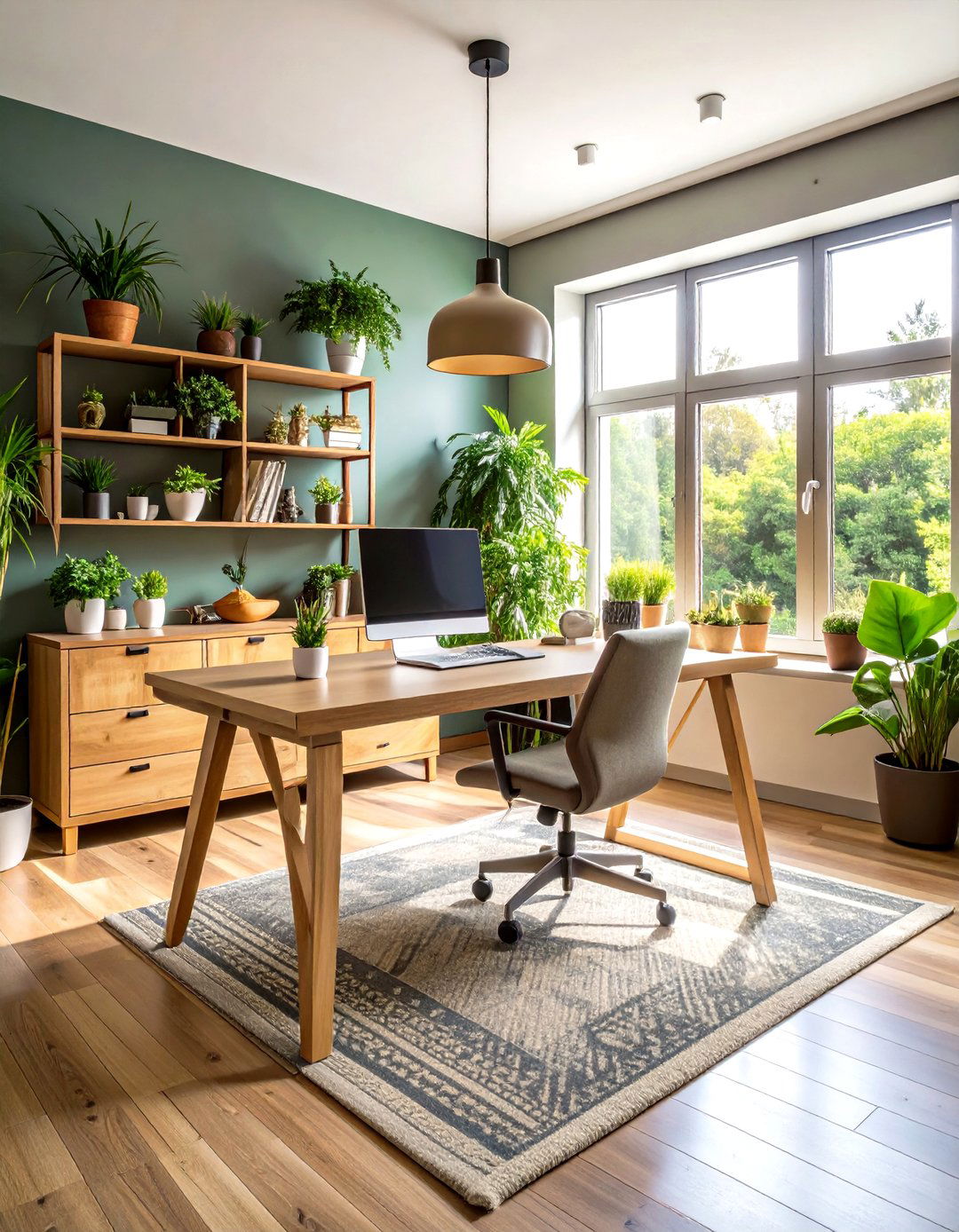 Natural Elements Home Office Ideas for Him - 20 Home Office Ideas for Him
