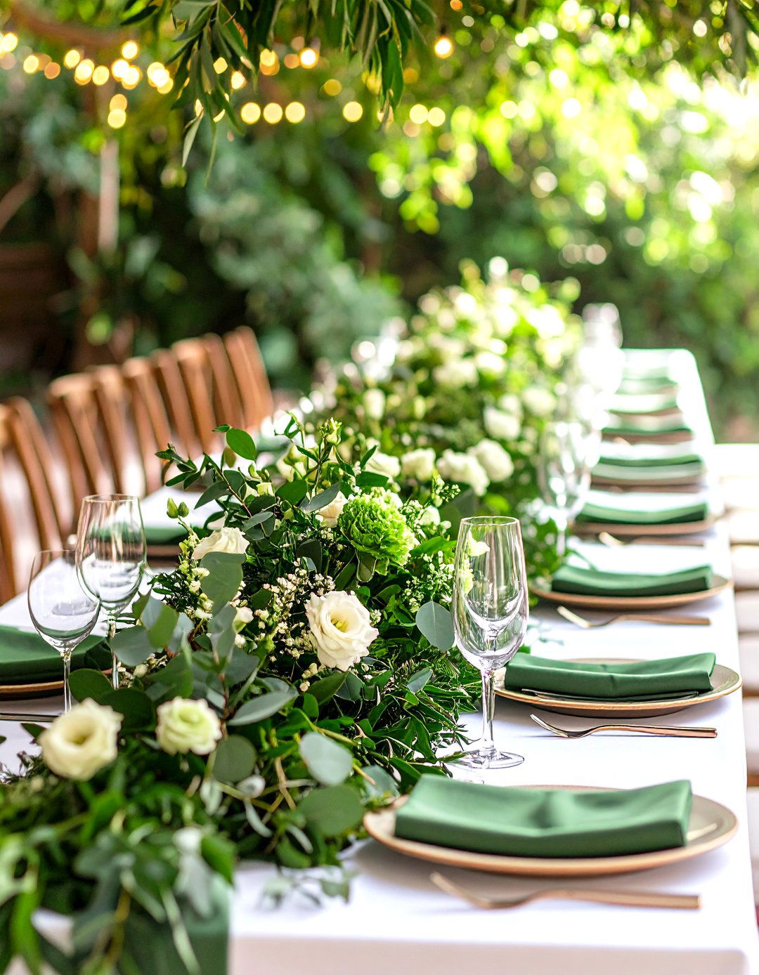 Natural Greenery Fall Wedding Decor - 20 Fall Wedding Décor Ideas