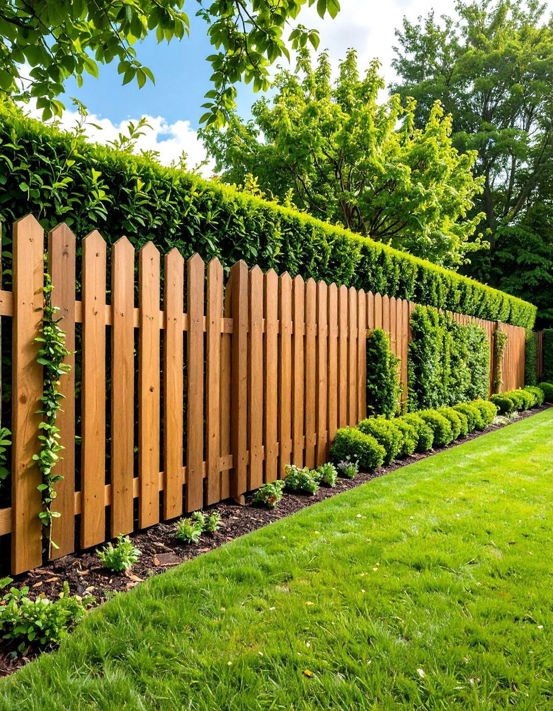 Natural Hedge Dog Fence with Living Barriers - 20 Dog Fence Ideas