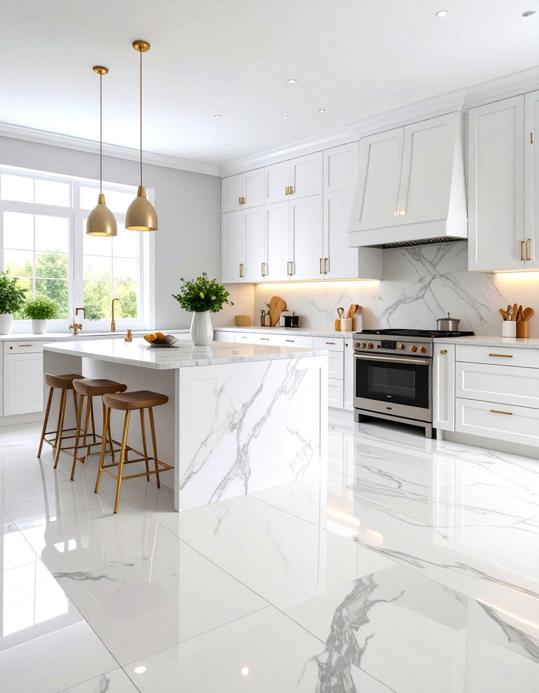Natural Marble Kitchen Floor Tile Luxury - 20 Kitchen Floor Tile Ideas