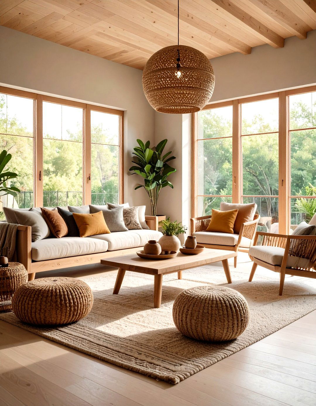 Natural Material Contemporary Interior Design Style - 20 Contemporary Interior Design Style Ideas