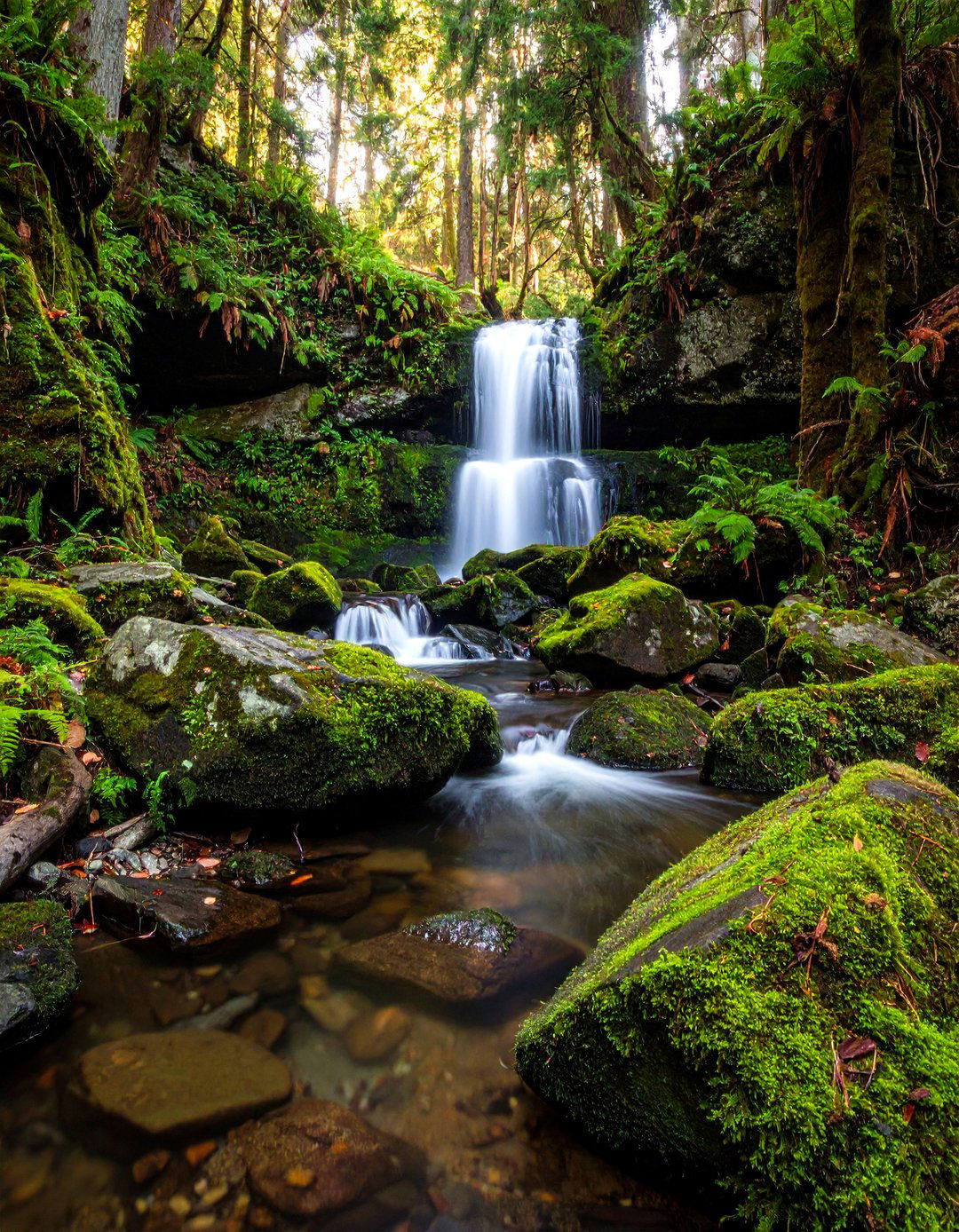 Natural Rock Cascades - 20 Small Pool Waterfall Ideas