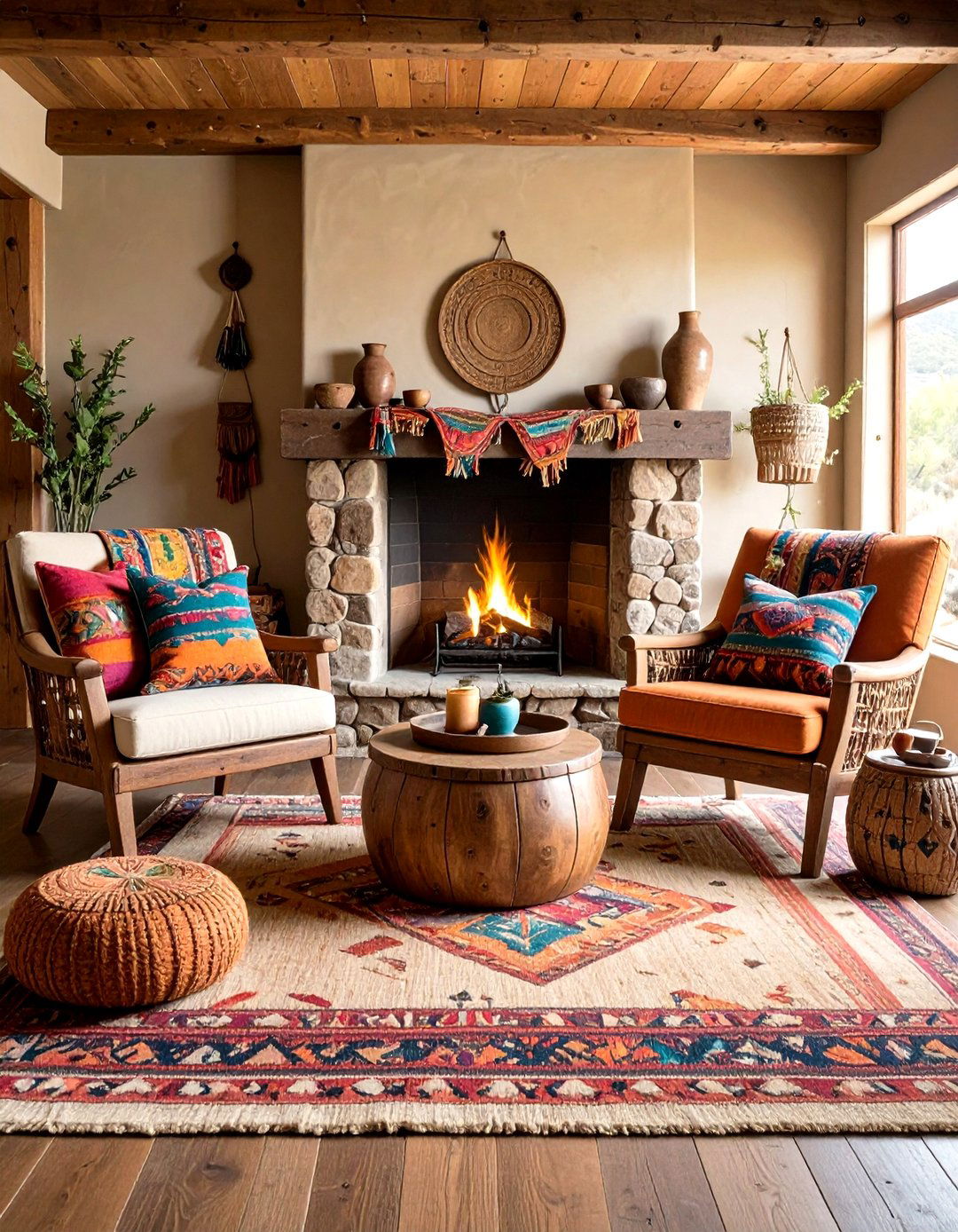 Natural Stone Accents - 20 Southwest Interior Design Ideas