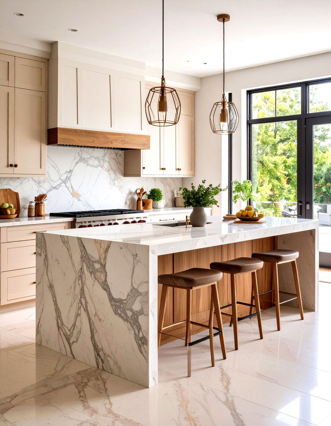 Natural Stone Countertops - 20 Tuscan Kitchen Design Ideas