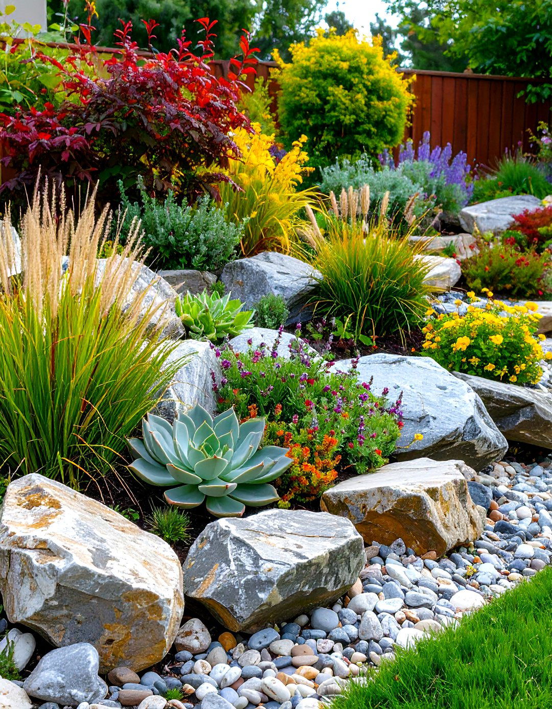 Natural Stone Garden Decor Rock Gardens - 20 Garden Decor Ideas
