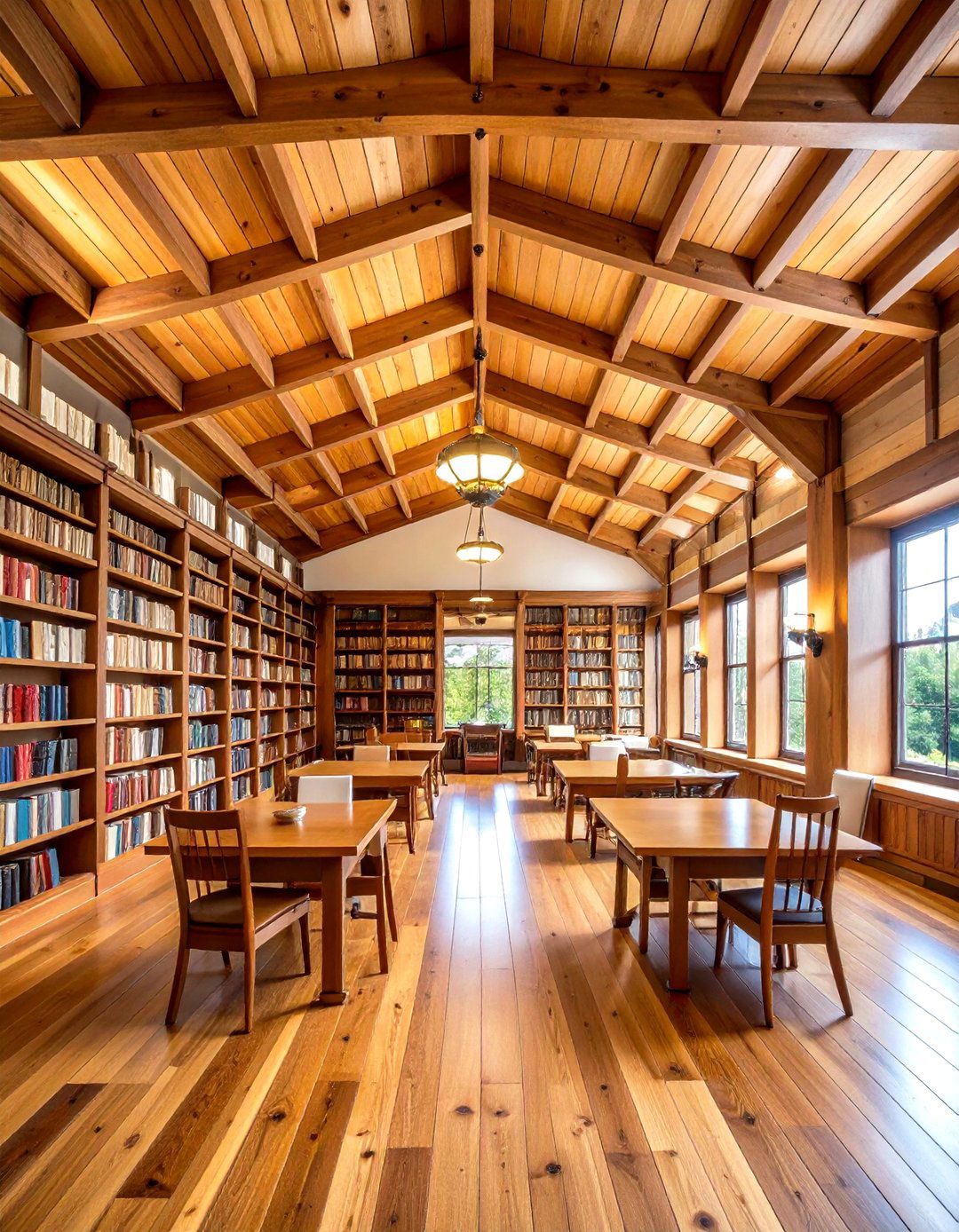 Natural Tongue and Groove Wood Plank Ceiling - 20 Wood Plank Ceiling Ideas