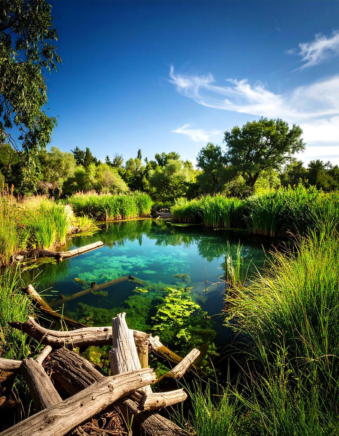 Natural Wildlife Fish Pond Haven - 20 Fish Pond Ideas