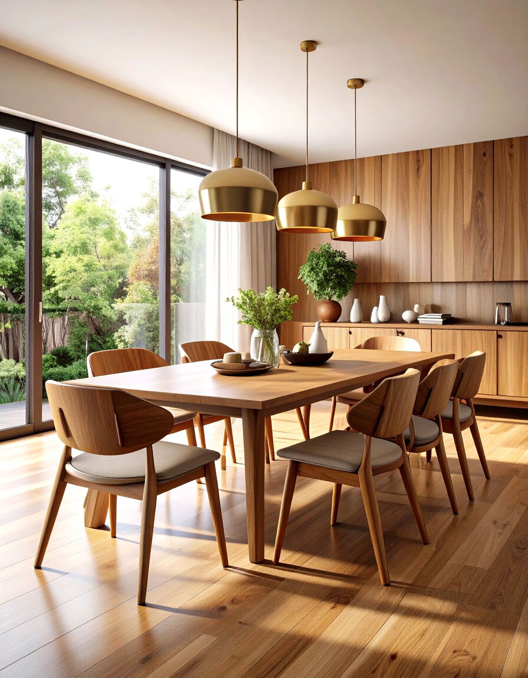 Natural Wood Showcase Mid Century Modern Dining Room - 20 Mid-century Modern Dining Rooms