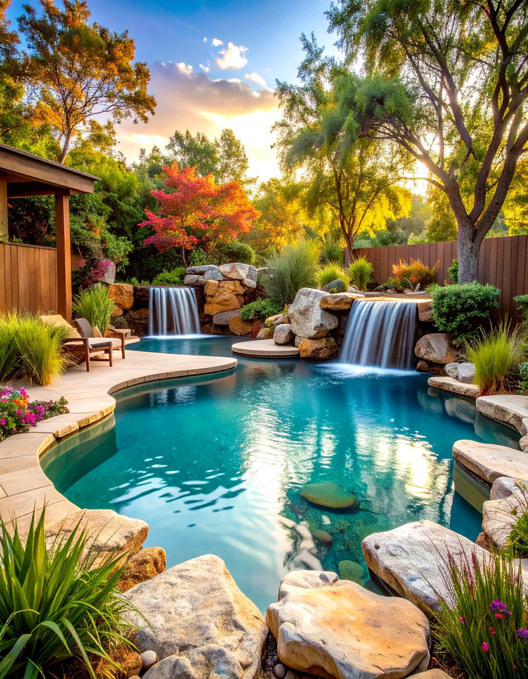 Naturalistic Pool Landscaping - 20 Pool Landscaping Ideas