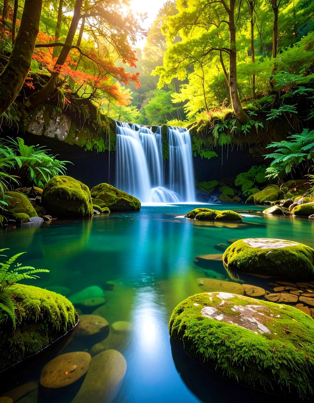Naturalistic Pool Waterfalls - 20 Small Pool Waterfall Ideas