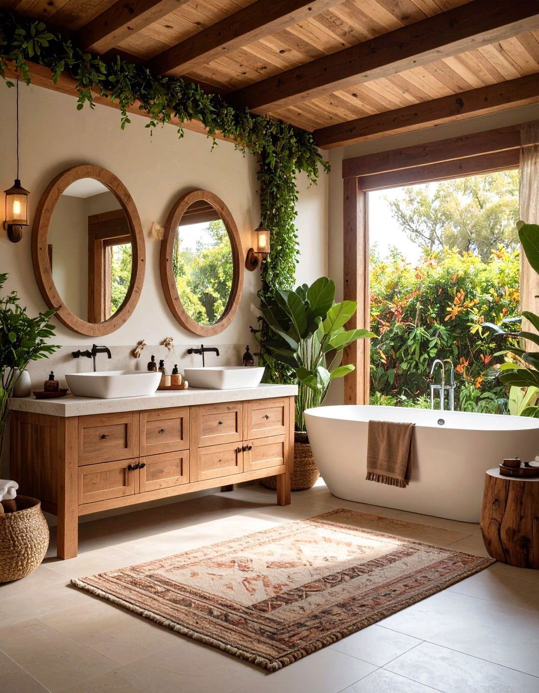 Nature Inspired Decor - 20 Rustic Outdoor Bathroom Ideas